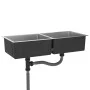 Fregadero de cocina hecho a mano acero inoxidable de vidaXL, Fregaderos - Ref: Foro24-51524, Precio: 185,29 €, Descuento: %