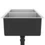 Handgefertigte Küchenspüle aus Edelstahl von vidaXL, Sinkt - Ref: Foro24-51524, Preis: 189,18 €, Rabatt: %