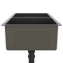Handgefertigtes Waschbecken aus schwarzem Edelstahl von vidaXL, Sinkt - Ref: Foro24-51525, Preis: 173,57 €, Rabatt: %