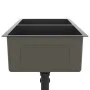 Handgefertigtes Waschbecken aus schwarzem Edelstahl von vidaXL, Sinkt - Ref: Foro24-51525, Preis: 171,12 €, Rabatt: %