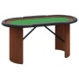 Pokertisch für 10 Spieler grün 160x80x75 cm von vidaXL, Spiel- und Pokertische - Ref: Foro24-80408, Preis: 190,68 €, Rabatt: %