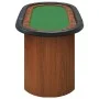 Mesa de póquer para 10 jugadores verde 160x80x75 cm de vidaXL, Mesas de juego y de póquer - Ref: Foro24-80408, Precio: 187,72...