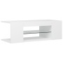 TV-Schrank mit weißen LED-Leuchten 90x39x30 cm von vidaXL, TV-Möbel - Ref: Foro24-804238, Preis: 55,15 €, Rabatt: %