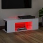 TV-Schrank mit weißen LED-Leuchten 90x39x30 cm von vidaXL, TV-Möbel - Ref: Foro24-804238, Preis: 55,15 €, Rabatt: %