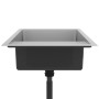 Fregadero de cocina hecho a mano de acero inoxidable de vidaXL, Fregaderos - Ref: Foro24-51520, Precio: 111,10 €, Descuento: %