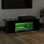 TV-Möbel mit schwarzen LED-Leuchten 90x39x30 cm von vidaXL, TV-Möbel - Ref: Foro24-804239, Preis: 46,98 €, Rabatt: %