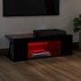 TV-Möbel mit schwarzen LED-Leuchten 90x39x30 cm von vidaXL, TV-Möbel - Ref: Foro24-804239, Preis: 46,98 €, Rabatt: %