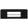 Mueble de TV con luces LED negro 90x39x30 cm de vidaXL, Muebles TV - Ref: Foro24-804239, Precio: 46,91 €, Descuento: %