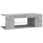 Mueble de TV con luces LED gris hormigón 90x39x30 cm de vidaXL, Muebles TV - Ref: Foro24-804242, Precio: 45,56 €, Descuento: %