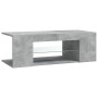 Mueble de TV con luces LED gris hormigón 90x39x30 cm de vidaXL, Muebles TV - Ref: Foro24-804242, Precio: 46,20 €, Descuento: %