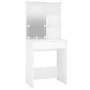 Tocador con LED blanco 60x40x140 cm de vidaXL, Tocadores para dormitorios - Ref: Foro24-808828, Precio: 84,00 €, Descuento: %