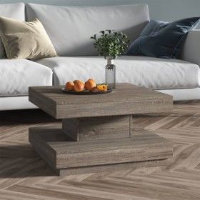 Gray MDF coffee table 60x60x35 cm by vidaXL, Coffee table - Ref: Foro24-286098, Price: 78,95 €, Discount: %