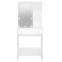 Tocador con LED blanco 60x40x140 cm de vidaXL, Tocadores para dormitorios - Ref: Foro24-808828, Precio: 84,00 €, Descuento: %