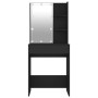 Tocador con luces LED negro 60x40x140 cm de vidaXL, Tocadores para dormitorios - Ref: Foro24-808829, Precio: 97,73 €, Descuen...