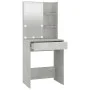 Concrete gray LED dressing table 60x40x140 cm by vidaXL, Bedroom Dressers - Ref: Foro24-808832, Price: 99,27 €, Discount: %