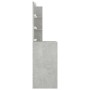 Tocador con LED color gris hormigón 60x40x140 cm de vidaXL, Tocadores para dormitorios - Ref: Foro24-808832, Precio: 103,84 €...