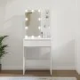 Schminktisch mit hellweißer LED 60x40x140 cm von vidaXL, Schlafzimmerkommoden - Ref: Foro24-808834, Preis: 93,78 €, Rabatt: %