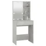 Betongrauer LED-Schminktisch 60x40x140 cm von vidaXL, Schlafzimmerkommoden - Ref: Foro24-808832, Preis: 99,52 €, Rabatt: %