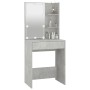 Tocador con LED color gris hormigón 60x40x140 cm de vidaXL, Tocadores para dormitorios - Ref: Foro24-808832, Precio: 103,84 €...