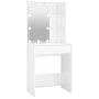 Schminktisch mit hellweißer LED 60x40x140 cm von vidaXL, Schlafzimmerkommoden - Ref: Foro24-808834, Preis: 93,78 €, Rabatt: %