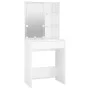 Schminktisch mit hellweißer LED 60x40x140 cm von vidaXL, Schlafzimmerkommoden - Ref: Foro24-808834, Preis: 93,78 €, Rabatt: %