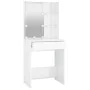 Schminktisch mit hellweißer LED 60x40x140 cm von vidaXL, Schlafzimmerkommoden - Ref: Foro24-808834, Preis: 93,78 €, Rabatt: %
