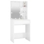 Schminktisch mit hellweißer LED 60x40x140 cm von vidaXL, Schlafzimmerkommoden - Ref: Foro24-808834, Preis: 93,78 €, Rabatt: %
