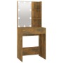 Dressing table with LED smoked oak color 60x40x140 cm by vidaXL, Bedroom Dressers - Ref: Foro24-820442, Price: 81,51 €, Disco...