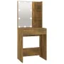 Dressing table with LED smoked oak color 60x40x140 cm by vidaXL, Bedroom Dressers - Ref: Foro24-820442, Price: 80,27 €, Disco...