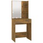 Dressing table with LED smoked oak color 60x40x140 cm by vidaXL, Bedroom Dressers - Ref: Foro24-820442, Price: 81,51 €, Disco...