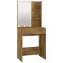 Dressing table with LED smoked oak color 60x40x140 cm by vidaXL, Bedroom Dressers - Ref: Foro24-820442, Price: 80,27 €, Disco...