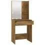 Dressing table with LED smoked oak color 60x40x140 cm by vidaXL, Bedroom Dressers - Ref: Foro24-820442, Price: 80,27 €, Disco...
