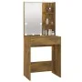 Dressing table with LED smoked oak color 60x40x140 cm by vidaXL, Bedroom Dressers - Ref: Foro24-820442, Price: 80,27 €, Disco...