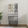 Dresser with LED lights in Sonoma gray color, 60x40x140 cm by vidaXL, Bedroom Dressers - Ref: Foro24-820443, Price: 112,30 €,...