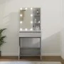 Dresser with LED lights in Sonoma gray color, 60x40x140 cm by vidaXL, Bedroom Dressers - Ref: Foro24-820443, Price: 110,56 €,...