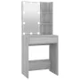 Dresser with LED lights in Sonoma gray color, 60x40x140 cm by vidaXL, Bedroom Dressers - Ref: Foro24-820443, Price: 110,56 €,...