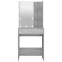 Dresser with LED lights in Sonoma gray color, 60x40x140 cm by vidaXL, Bedroom Dressers - Ref: Foro24-820443, Price: 110,56 €,...