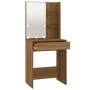 Oak brown LED dressing table 60x40x140 cm by vidaXL, Bedroom Dressers - Ref: Foro24-820444, Price: 99,46 €, Discount: %