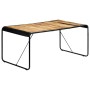 Mesa de comedor de madera maciza de mango rugosa 180x90x76 cm