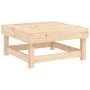 Garden stool with solid pine wood cushion by vidaXL, Modular outdoor sofas - Ref: Foro24-825436, Price: 81,06 €, Discount: %