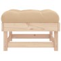 Gartenhocker mit Kissen aus massivem Kiefernholz von vidaXL, Modulare Sofas für den Außenbereich - Ref: Foro24-825436, Preis:...