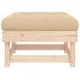 Garden stools with cushions 2 pcs solid pine wood by vidaXL, Modular outdoor sofas - Ref: Foro24-825464, Price: 129,93 €, Dis...