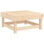 Garden stools with cushions 2 pcs solid pine wood by vidaXL, Modular outdoor sofas - Ref: Foro24-825464, Price: 129,93 €, Dis...