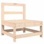 Central sofa with solid pine wood cushions by vidaXL, Modular outdoor sofas - Ref: Foro24-825548, Price: 82,05 €, Discount: %