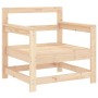 Garden armchairs with cushions 2 pcs solid pine wood by vidaXL, Modular outdoor sofas - Ref: Foro24-825562, Price: 148,55 €, ...