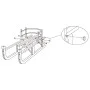 Backrest for blue plywood sleigh by vidaXL, Sleighs - Ref: Foro24-93697, Price: 28,69 €, Discount: %
