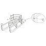 Backrest for red plywood sled by vidaXL, Sleighs - Ref: Foro24-93698, Price: 31,13 €, Discount: %