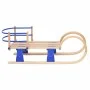 Trineo plegable con respaldo madera contrachapada 110 cm de vidaXL, Trineos - Ref: Foro24-93700, Precio: 102,23 €, Descuento: %