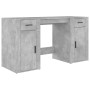 Escritorio con armario contrachapada gris hormigón de vidaXL, Escritorios - Ref: Foro24-3185435, Precio: 159,21 €, Descuento: %