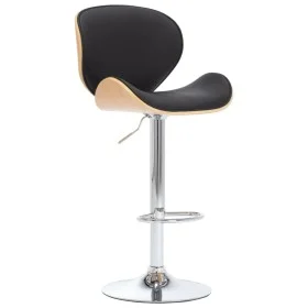 Schwarzer Küchenhocker aus Kunstleder von vidaXL, Küchenhocker - Ref: Foro24-287412, Preis: 164,43 €, Rabatt: %
